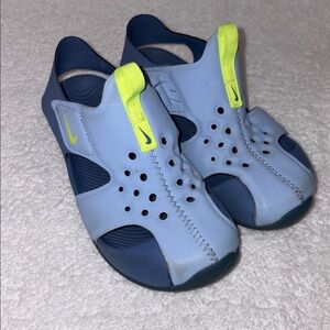 Nike SUNRAY PROTECT 2 TD blue sport sandals size 11